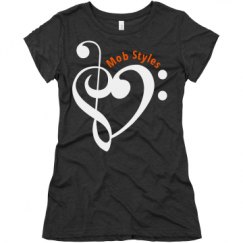 Ladies Slim Fit Super Soft Triblend Tee
