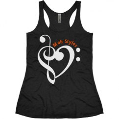 Ladies Slim Fit Super Soft Racerback Triblend Tank