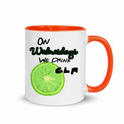 11oz Ceramic Mug with Color Inside