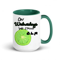 15oz Ceramic Mug with Color Inside