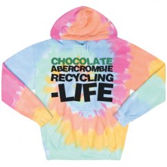 Unisex Tie-Dye Fleece Hoodie