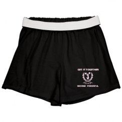 Slim Fit Cheer Shorts