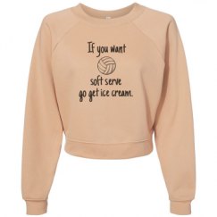 Women's Raglan Pullover Fleece