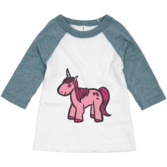 Toddler 3/4 Sleeve Raglan Tee