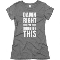 Ladies Slim Fit Super Soft Triblend Tee