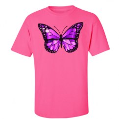 Unisex Ultra Cotton Safety Neon Crewneck Tee