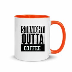 11oz Ceramic Mug with Color Inside