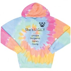 Unisex Tie-Dye Fleece Hoodie