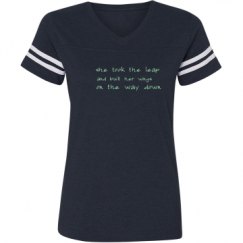 Ladies Relaxed Fit Vintage Sports Tee