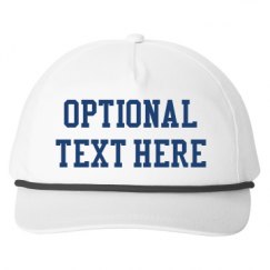 Snapback Five-Panel Rope Hat