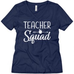 Ladies Relaxed Fit V-Neck Tee