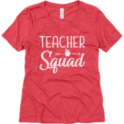 Ladies Relaxed Fit Super Soft Triblend V-Neck Tee