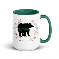 15oz Ceramic Mug with Color Inside