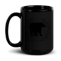 15oz Black Glossy Mug