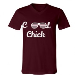 Unisex V-Neck Jersey Tee