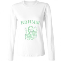 Ladies Relaxed Fit Basic Long Sleeve Tee