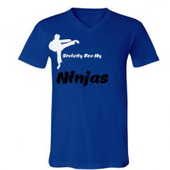 Unisex V-Neck Jersey Tee