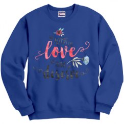 Unisex Film and Foil Crewneck Sweatshirt