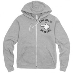 Unisex Fleece Full Zip Midweight Hoodie