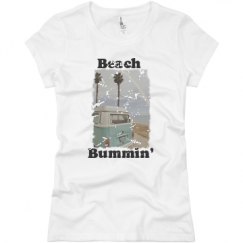 Ladies Slim Fit Basic Promo Jersey Tee