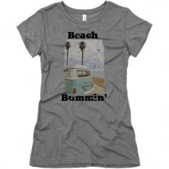 Ladies Slim Fit Super Soft Triblend Tee