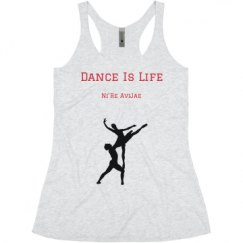 Ladies Slim Fit Super Soft Racerback Triblend Tank