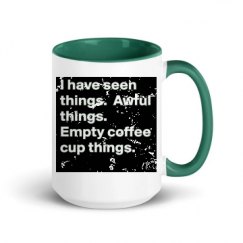 15oz Ceramic Mug with Color Inside