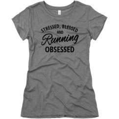 Ladies Slim Fit Super Soft Triblend Tee