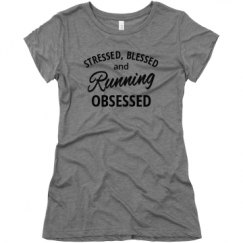 Ladies Slim Fit Super Soft Triblend Tee