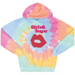 Unisex Tie-Dye Fleece Hoodie