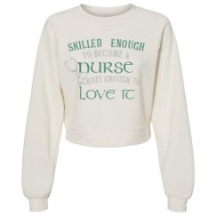Women's Raglan Pullover Fleece