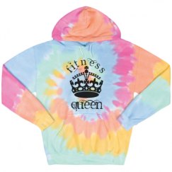 Unisex Tie-Dye Fleece Hoodie