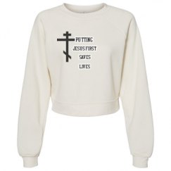 Women's Raglan Pullover Fleece