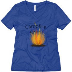 Ladies Relaxed Fit V-Neck Tee