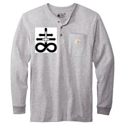 Unisex Carhartt Long Sleeve Henley Tee 