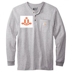 Unisex Carhartt Long Sleeve Henley Tee 