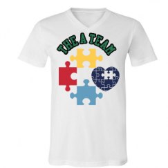 Unisex V-Neck Jersey Tee