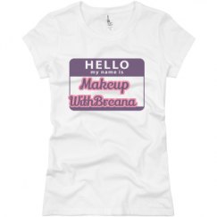 Ladies Slim Fit Basic Promo Jersey Tee