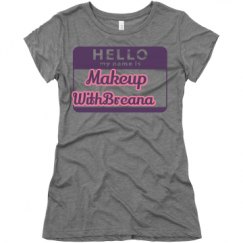 Ladies Slim Fit Super Soft Triblend Tee