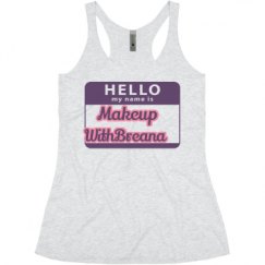 Ladies Slim Fit Super Soft Racerback Triblend Tank