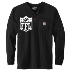 Unisex Carhartt Long Sleeve Henley Tee 