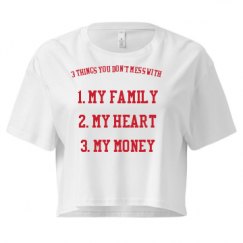 Ladies Festival Cali Crop Top Tee