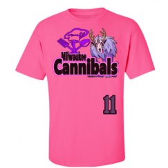 Unisex Ultra Cotton Safety Neon Crewneck Tee