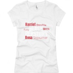 Ladies Slim Fit Basic Promo Jersey Tee