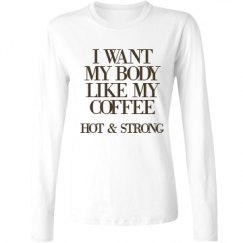 Ladies Relaxed Fit Basic Long Sleeve Tee