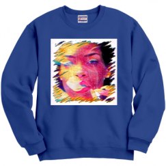 Unisex Film and Foil Crewneck Sweatshirt