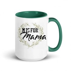 15oz Ceramic Mug with Color Inside