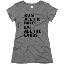 Ladies Slim Fit Super Soft Triblend Tee