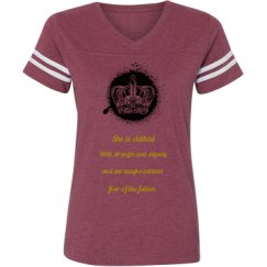 Ladies Relaxed Fit Vintage Sports Tee