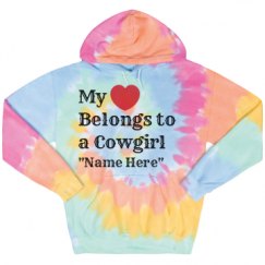 Unisex Tie-Dye Fleece Hoodie
